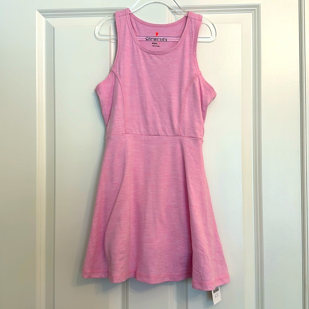 J Crew Crewcuts Pink Athletic Dress NWT Size 7